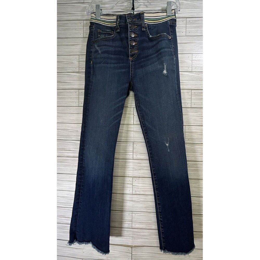 Veronica Beard Dark Blue Boot Cut Jeans